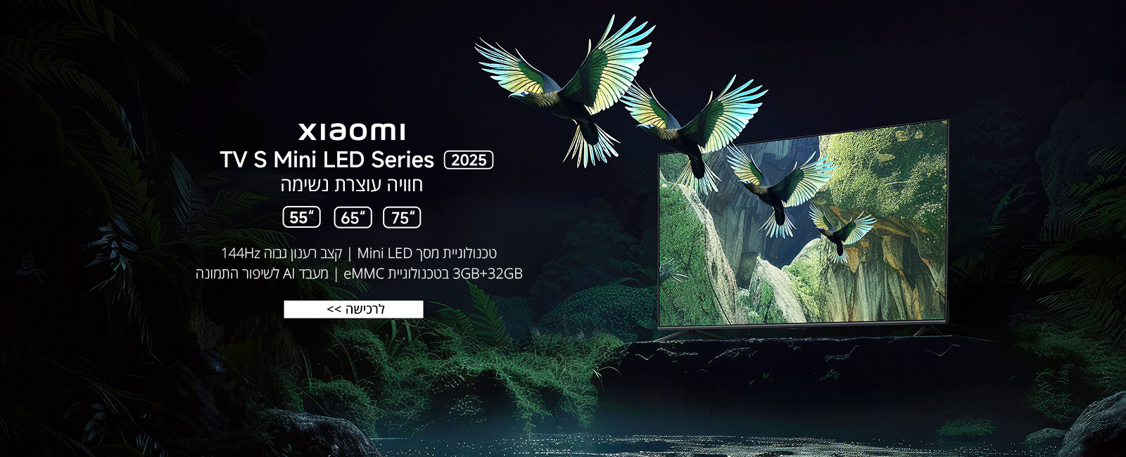 סדרת Xiaomi TV S Mini LED