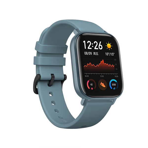 שעון חכם דגם Amazfit GTS בצבע כחול