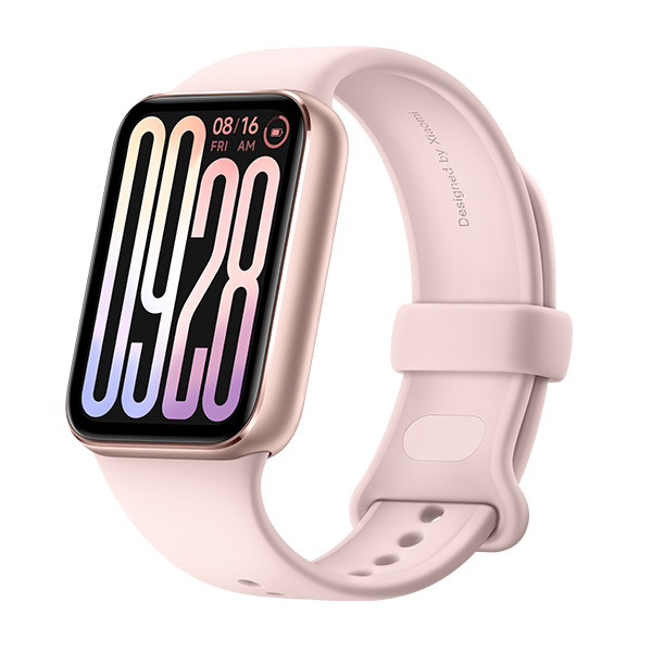 צמיד כושר חכם דור 9 פרו דגם Xiaomi Smart Band 9 Pro בצבע ורוד