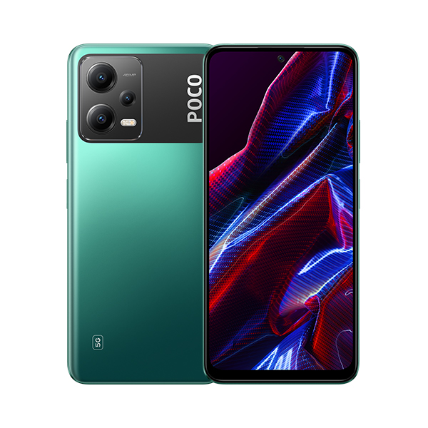 סמארטפון POCO X5 5G גרסה 8GB+256GB בצבע ירוק