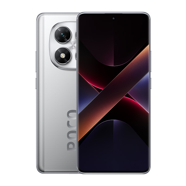 סמארטפון POCO X7 5G גרסה 8GB+256GB בצבע כסוף
