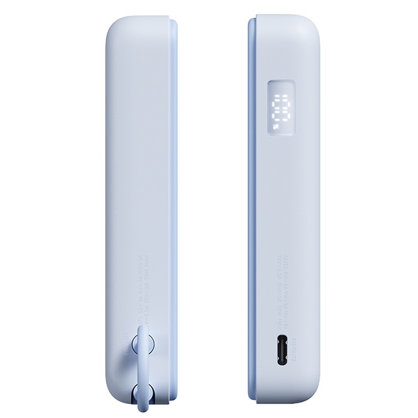 סוללת גיבוי 10000mAh עם סטנד דגם Xiaomi Magnetic Power Bank 10000 with Built-in Stand בצבע כחול