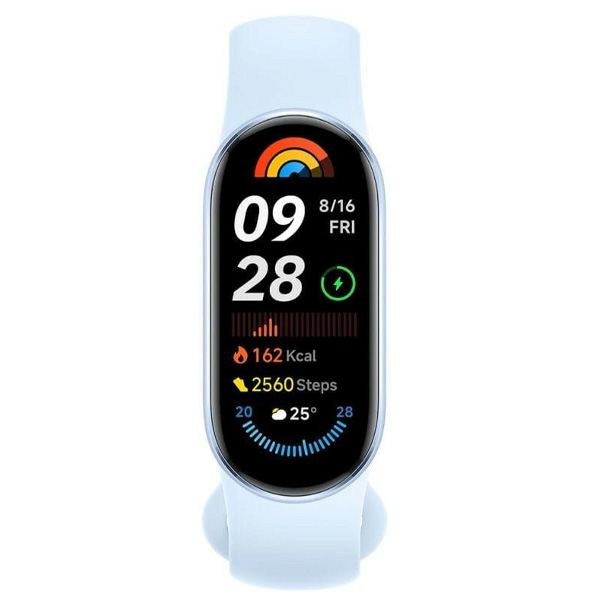 צמיד כושר חכם דור 9 דגם Xiaomi Smart Band 9 בצבע כחול