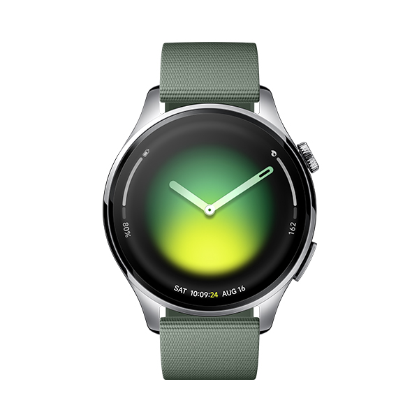 שעון ספורט חכם ומתקדם שיאומי דגם Xiaomi Watch 5 בצבע ירוק