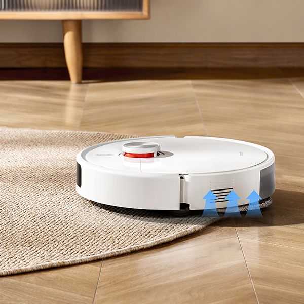 שואב שוטף רובוטי שיאומי דגם Xiaomi Robot Vacuum S40 Pro בצבע לבן