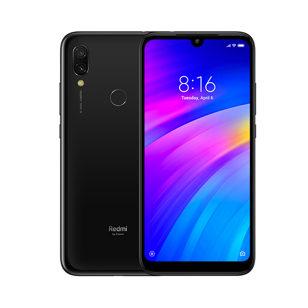 סמארטפון REDMI 7 גרסה 3GB+32GB בצבע שחור