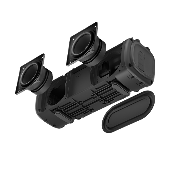 רמקול אלחוטי נייד עמיד במים דגם Mi Portable Bluetooth Speaker בצבע שחור - עודפים