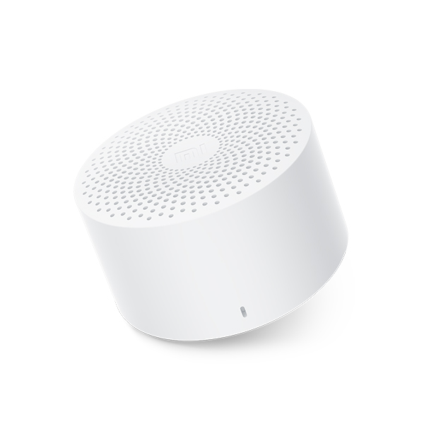 רמקול אלחוטי קומפקטי נייד דגם Mi Compact Bluetooth Speaker 2 בצבע לבן