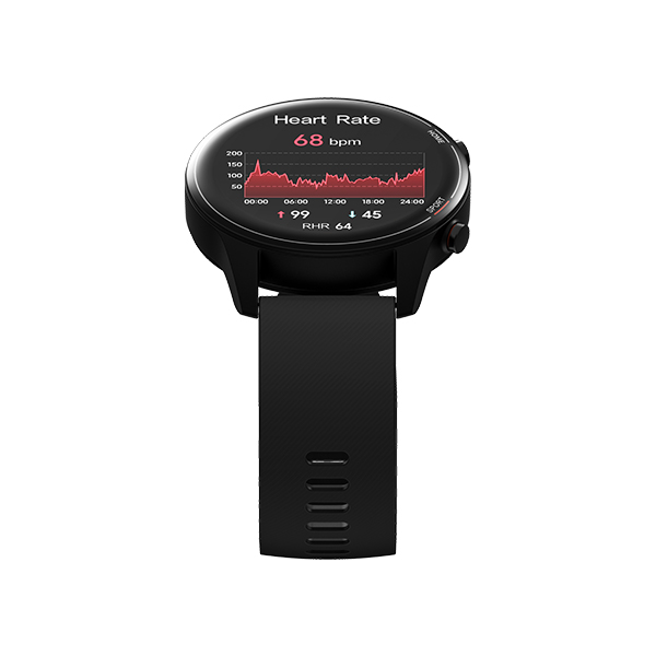 שעון ספורט חכם דגם Mi Watch GPS צבע שחור