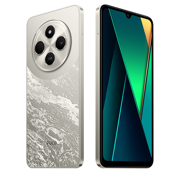 סמארטפון POCO C75 NFC גרסה 8GB+256GB בצבע זהב