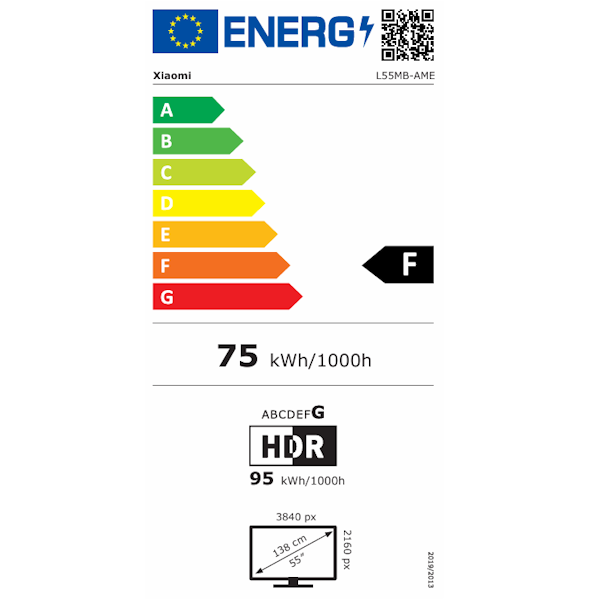 טלוויזיה ''55 4K שיאומי דגם Xiaomi TV A 55'' (2026)