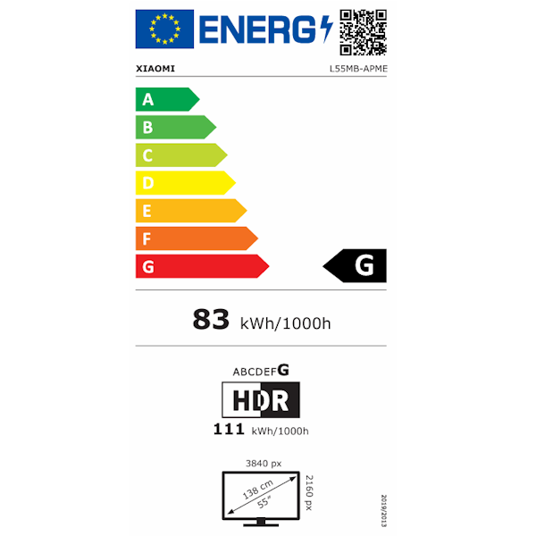 טלוויזיה ''55 QLED 4K שיאומי דגם Xiaomi TV A Pro 55'' (2026)