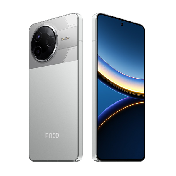 סמארטפון POCO F7 Pro 5G גרסה 12GB+512GB בצבע כסוף - תצוגה