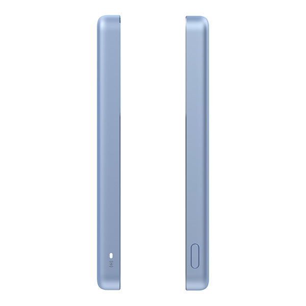 סוללת גיבוי מגנטית דקה במיוחד דגם Xiaomi Super Slim Magnetic Power Bank 5000mAh בצבע סגול