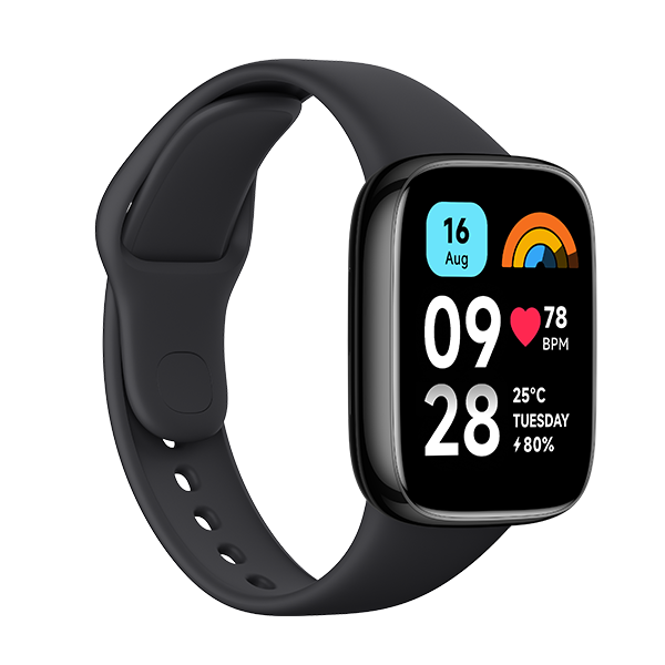 שעון ספורט חכם Redmi Watch 3 Active בצבע שחור
