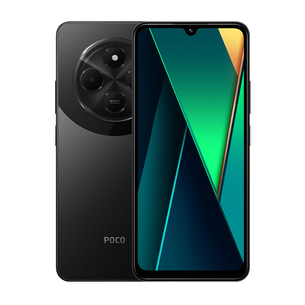 סמארטפון POCO C75 NFC גרסה 8GB+256GB בצבע שחור