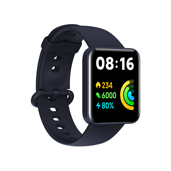 שעון ספורט חכם כולל SpO2 דופק ו- GPS דגם Redmi  Watch 2 Lite בצבע כחול