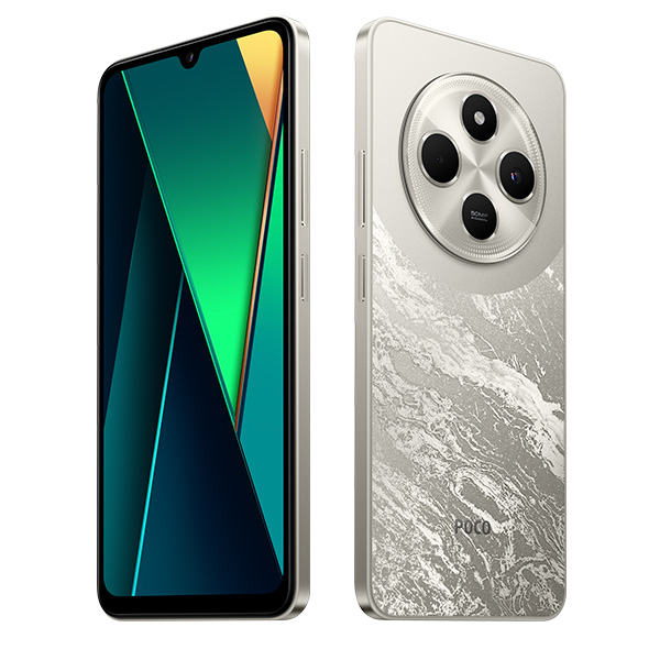 סמארטפון POCO C75 NFC גרסה 8GB+256GB בצבע זהב