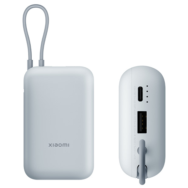 סוללת גיבוי 10000mAh ניידת דגם Xiaomi Power Bank 10000mAh בצבע כחול