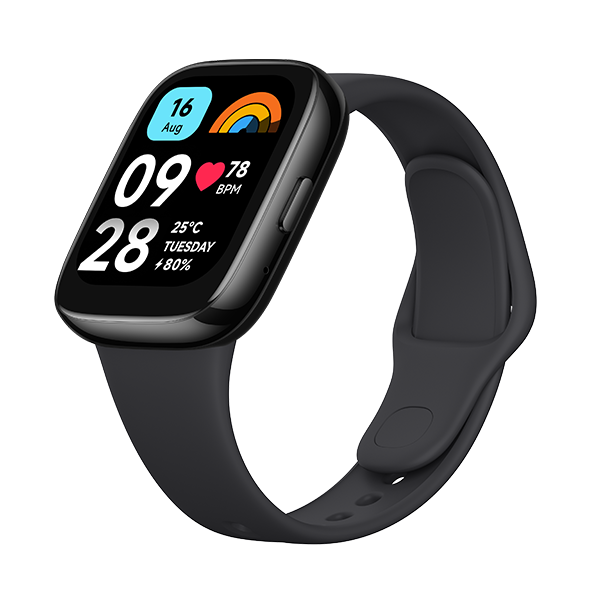 שעון ספורט חכם Redmi Watch 3 Active בצבע שחור