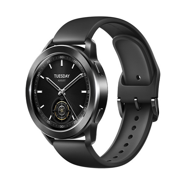 שעון ספורט חכם שיאומי דגם Xiaomi Watch S3 בצבע שחור