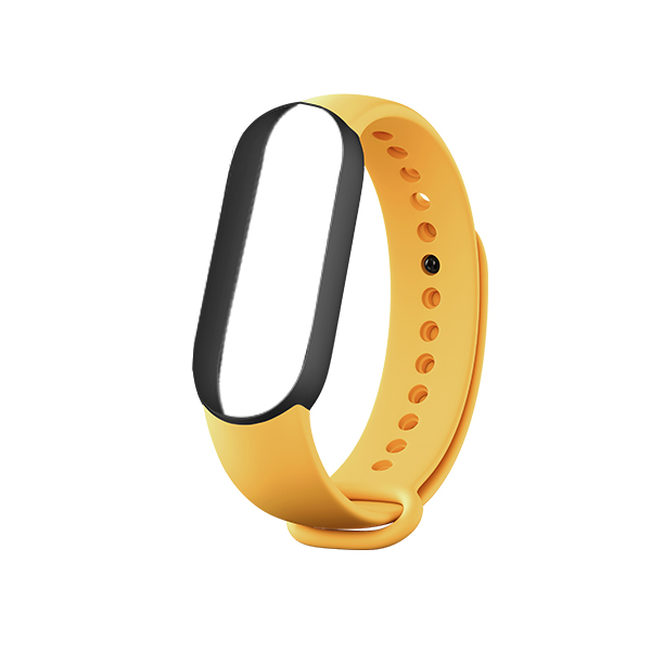 מארז רצועות לשעון MI BAND 5/6 בצבעים כחול ירוק וצהוב