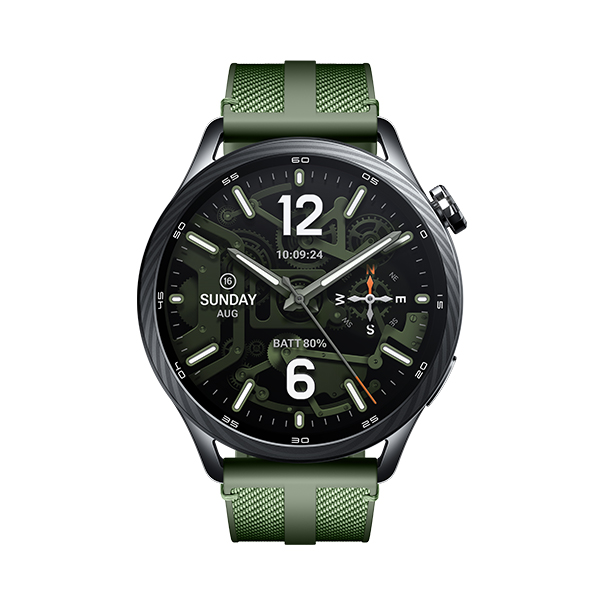 שעון ספורט חכם ומתקדם שיאומי דגם Xiaomi Watch S5 46mm בצבע ירוק