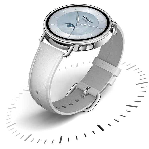 שעון ספורט נשי חכם שיאומי דגם Xiaomi Watch S4 41mm בצבע לבן
