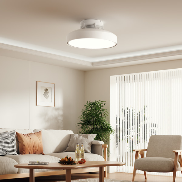 מאוורר תקרה חכם להבים נסתרים Yeelight דגם Yeelight Ceiling Fan-Light C480