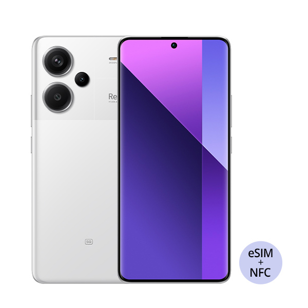 סמארטפון Redmi Note 13 Pro+ 5G NFC גרסה 12GB+512GB בצבע לבן - עודפים