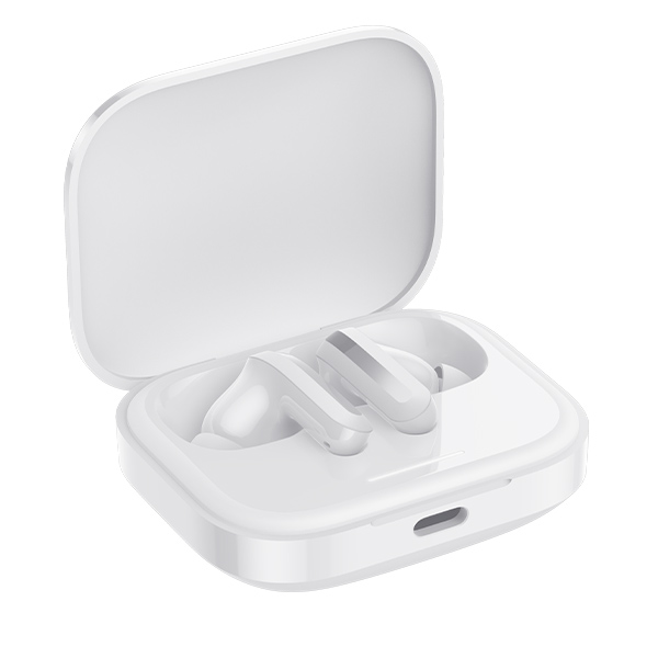 אוזניות Bluetooth שיאומי דגם Redmi Buds 5 בצבע לבן
