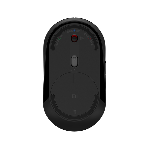 עכבר אלחוטי שקט שיאומי דגם Mi Dual Mode Wireless Mouse Silent Edition צבע שחור