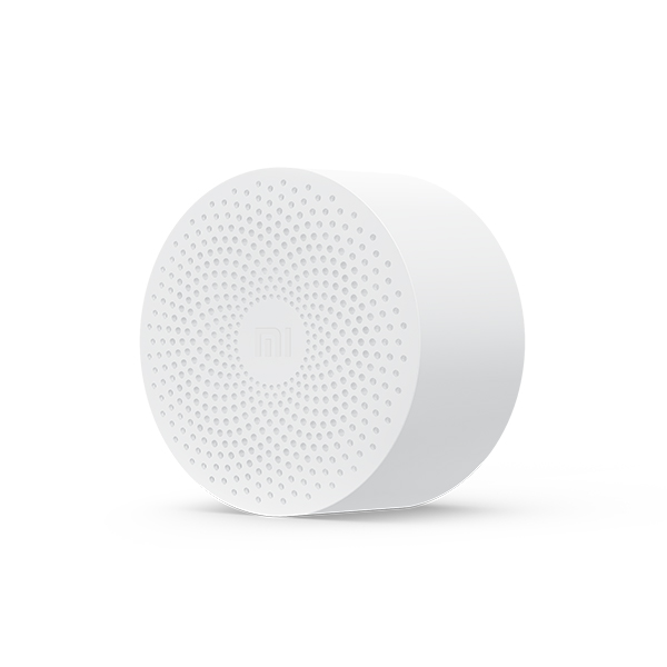 רמקול אלחוטי קומפקטי נייד דגם Mi Compact Bluetooth Speaker 2 בצבע לבן