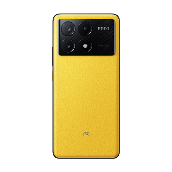 סמארטפון POCO X6 PRO 5G גרסה 8GB+256GB בצבע צהוב
