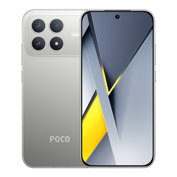 POCO F8 Pro 5G גרסה 12GB+512GB בצבע כסוף