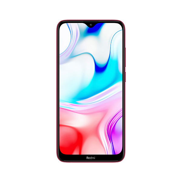 סמארטפון REDMI 8 גרסה 4GB+64GB בצבע אדום