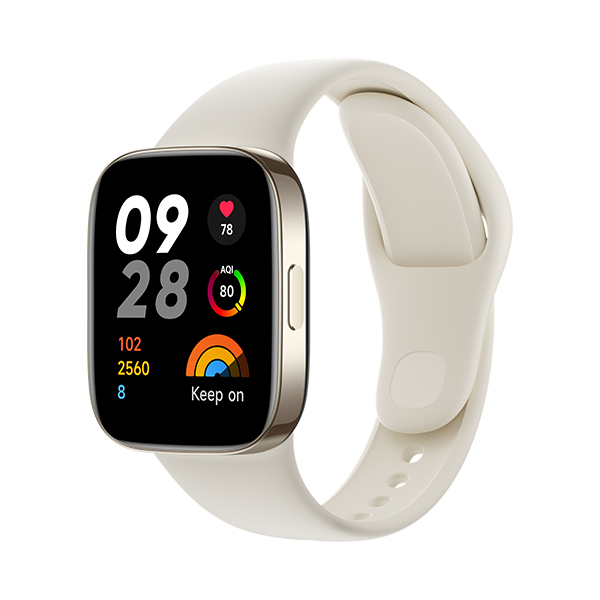 שעון ספורט חכם שיאומי Redmi Watch 3 בצבע שנהב