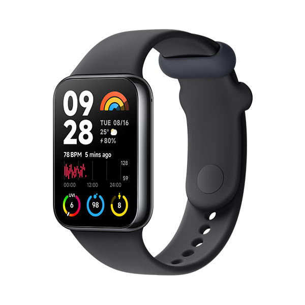 צמיד כושר חכם דגם Xiaomi Smart Band 8 Pro בצבע שחור