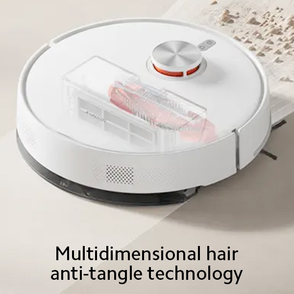 שואב אבק שוטף רובוטי שיאומי דגם Xiaomi Robot Vacuum S40 בצבע לבן