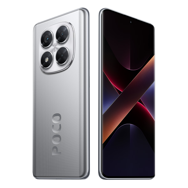 סמארטפון POCO X7 5G גרסה 8GB+256GB בצבע כסוף