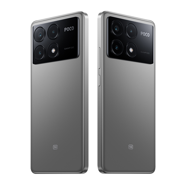 סמארטפון POCO X6 PRO 5G גרסה 12GB+512GB בצבע אפור