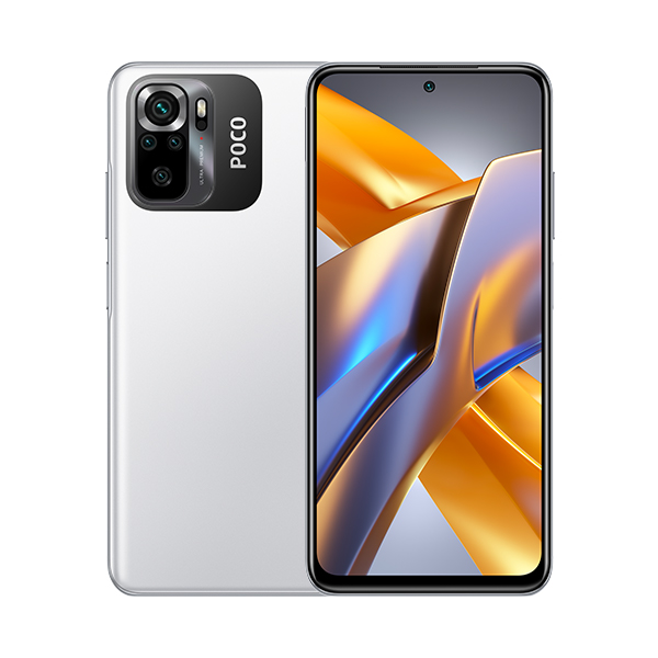 סמארטפון POCO M5S NFC גרסה 6GB+128GB בצבע לבן