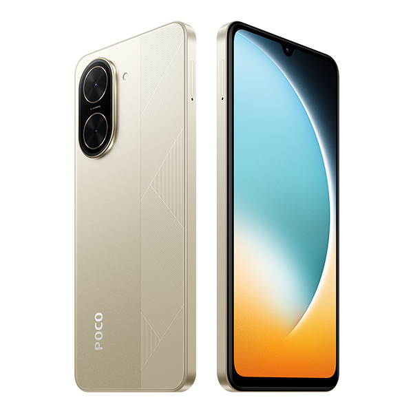 POCO C71 גרסה 3GB+64GB בצבע זהב - תצוגה