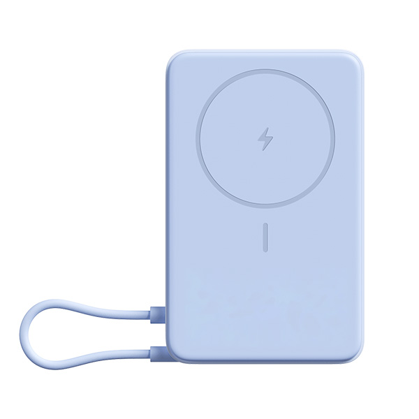 סוללת גיבוי 10000mAh עם סטנד דגם Xiaomi Magnetic Power Bank 10000 with Built-in Stand בצבע כחול