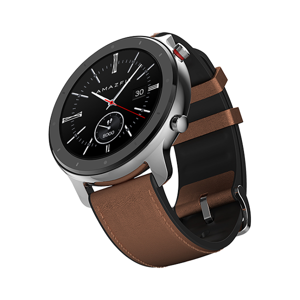 שעון חכם דגם Amazfit GTR 47mm בצבע חום