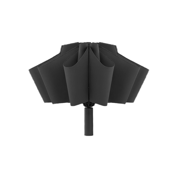 מטרייה אוטומטית עם פנס דגם 90GO Automatic Umbrella with Flashlight - צבע שחור