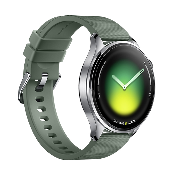 שעון ספורט חכם ומתקדם שיאומי דגם Xiaomi Watch 5 בצבע ירוק