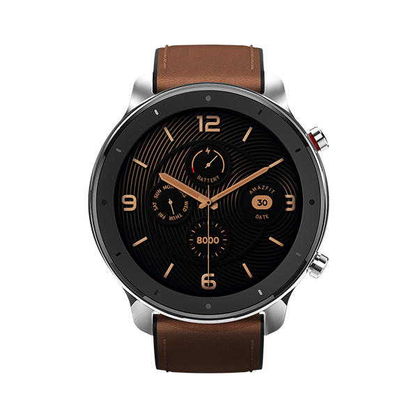 שעון חכם דגם Amazfit GTR 47mm בצבע חום