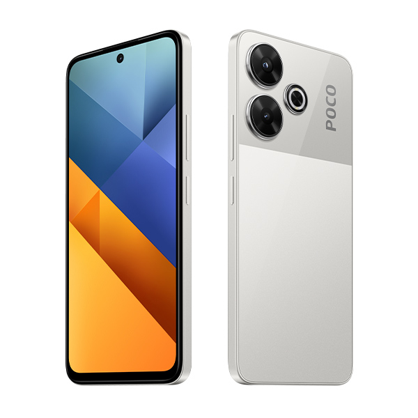 סמארטפון POCO M6 גרסה 8GB+256GB בצבע כסוף