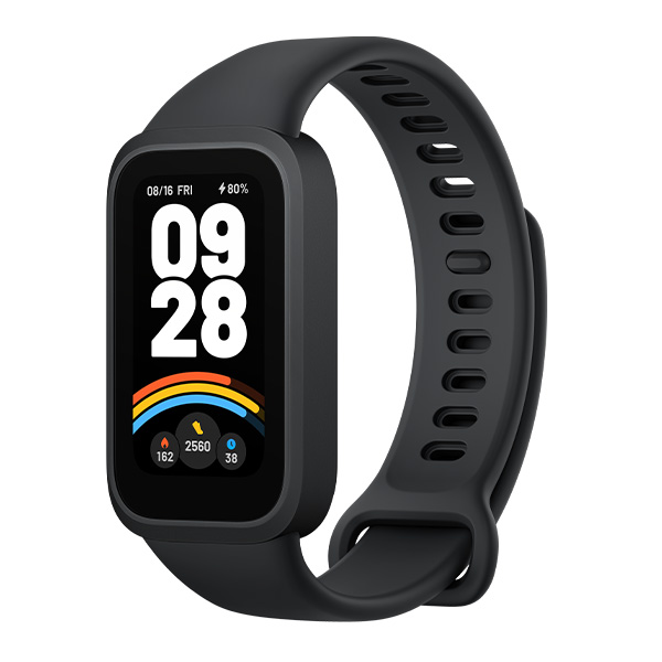 צמיד כושר חכם דור 9 דגם Xiaomi Smart Band 9 Active בצבע שחור